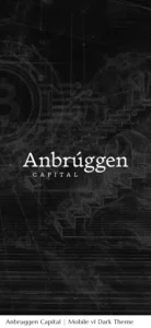 Anbruggen Capital - Mobile v1 Dark Theme 405x878px
